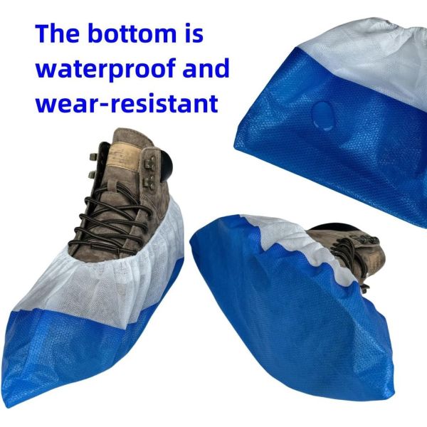 Non-Slip Durable Waterproof Disposable Shoes Booties Protector Cover