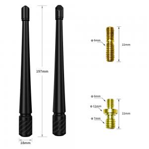 Buy cheap VSWR 1.5 Stubby Car Auto Antenna AM/FM Radio Aerial Screw Type with PVC product