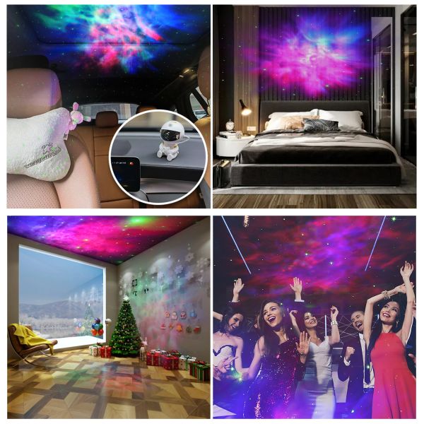 5W Astronaut Star Galaxy Projector Night Light For Kids Gifts