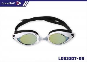 China Mirror Coated Mouldproof Acclimatization Training Optical Swimming Goggles For Women / Lady on sale
