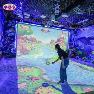 Multiple Scenarios Interactive Projection Game Magical Beach Effects For