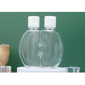 Buy cheap OEM Double Clamshell Plastic Bottle With Screw Cap Recyclable 120ml from wholesalers
