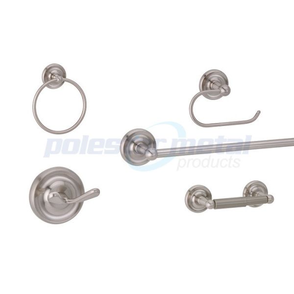 2-7/8" Diameter Bathroom Hardware Accessories Brass Double Robe Hook