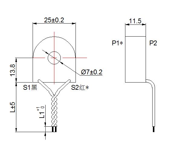 High Accuracy Class Single Phase Current Transformer 1A - 10A Mini Primary CT