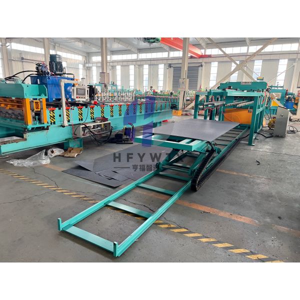 Steel coil processing through the machine
