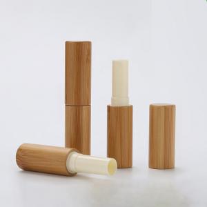Buy cheap 3g 5g Wholesale Eco Friendly Bamboo Lip Balm Tube For Cosmetic Empty Lipstick Containers Lip Balm Stick Container product