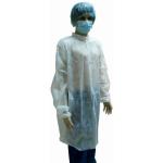 Breathable Disposable Lab Coat Acid - Resistant Providing Effective Protection