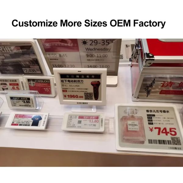 2.9 Inch E Ink Display 128×296 Resolution 24 Pin Ultra Low Power 2 Color E Ink Screen