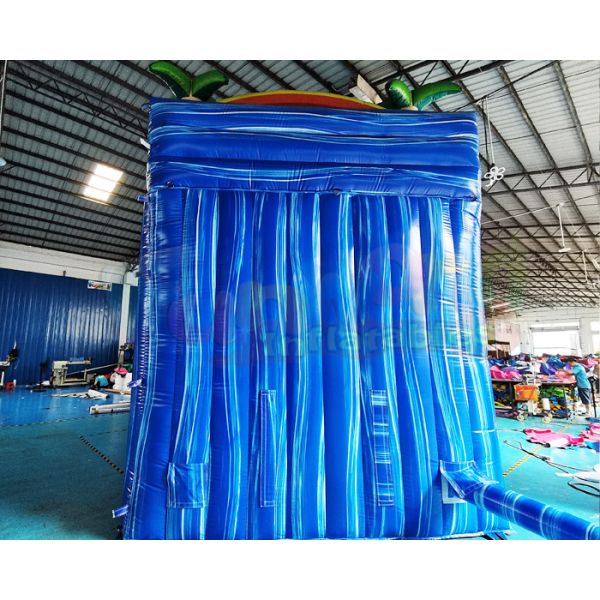 0.55mm PVC Outdoor Inflatable Water Slides Kids Bounce House