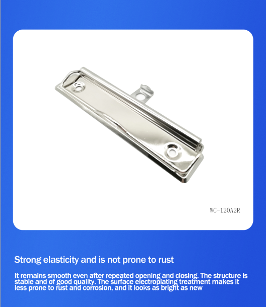 70*30mm Clipboard Clip Lightweight Clipboard Mechanism Customized