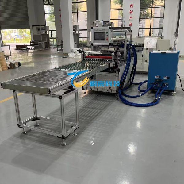 Filter Gluing Machine 55KW Slitter Rewinder Machine Industrial Creasing And Pleating