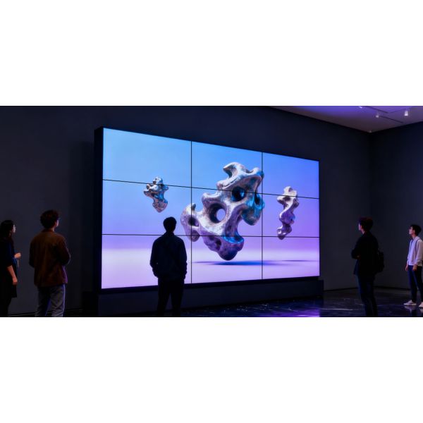 46 Inch LCD Video Wall 3.5mm Bezel Indoor Advertising Display