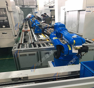 Environmental Protection Robot Rail System For Loading And Unloading High