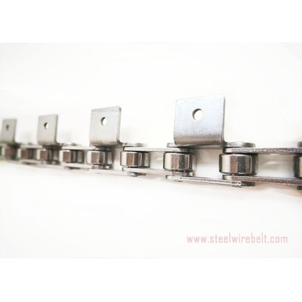 Durable Roller Stainless Steel Conveyor Chain High Frequency Quenching