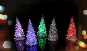 Buy cheap EVA Christmas tree Colorful flashing night light/color change LED light polyresin product