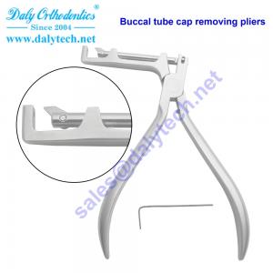 China Buccal tube cap removing pliers of ortho pliers for dental instruments on sale