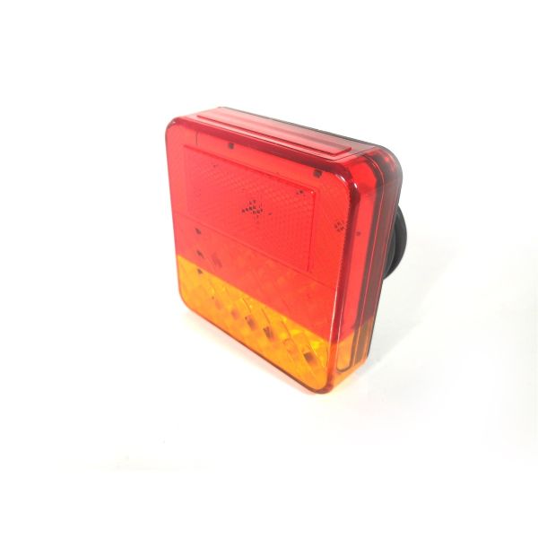 Square Emergency Trailer Lamps Waterproof Trailer Tail Lights Use In Truck Side