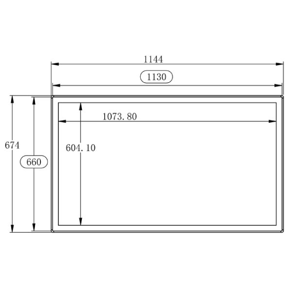 Military Grade Industrial Control Computer All-in-one 49 inch Embedded Dustproof Capacitor TouchScreen Manufacturer