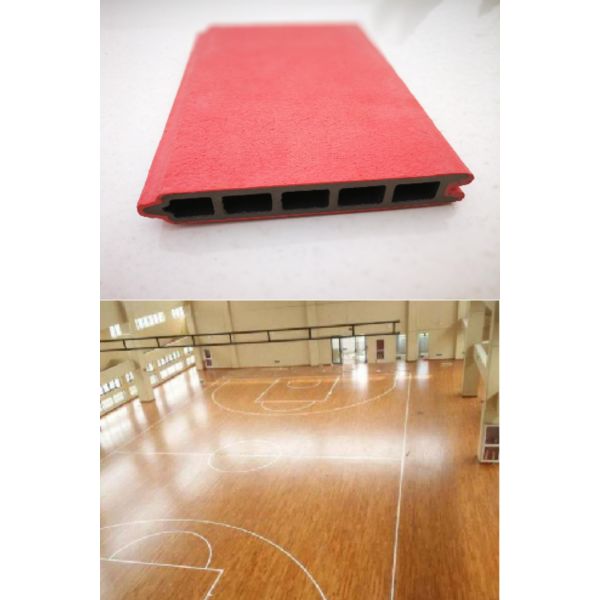 25x140 Elastic Composite Wpc Decking WPC Coextrusion Flooring Customisable