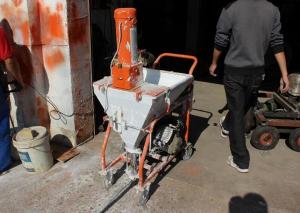 Buy cheap 4HP Cement Mortar Plastering Machine Smooth Surface Finishing Without Delay product
