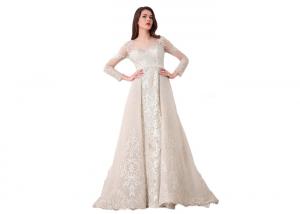 Buy cheap Sexy Off Sholder Ladies Evening Dresses , Muslim Wear Long Sleeve Ball Gown product