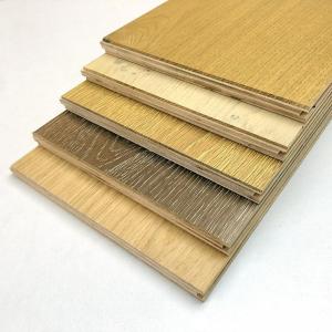 Buy cheap Wide Plank Wash Distressed Oak Engineered Wood Flooring 20 Colors Customizable product