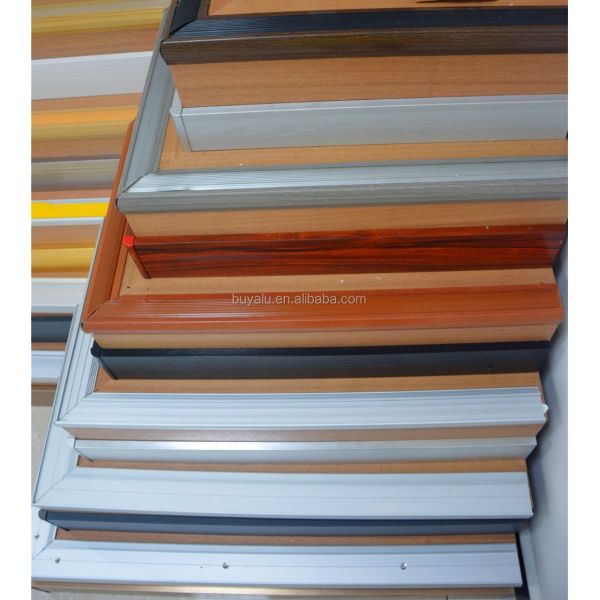 Aluminum Skirting Profile For Wall Decoration Different Finishing Corner Tile Trim