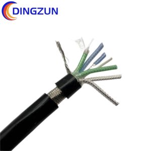 6 Core High Temperature Custom Hybrid Braiding Sensor Coaxial Cable