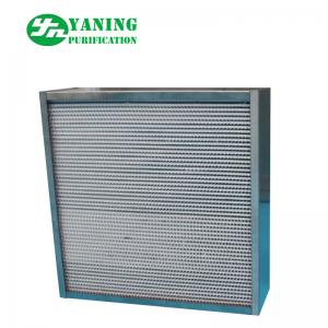 Buy cheap 304 Stainless Steel HEPA Air Filter / High Temp HEPA Furnace Filter For Oven product