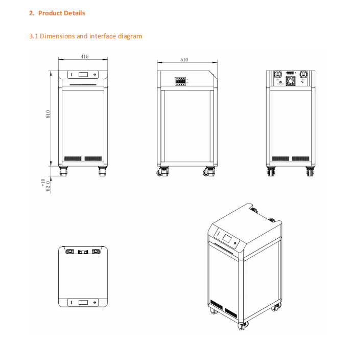 51.2V 600Ah 30 KWh Grade a Lithium Ion Battery Pack with EVE Cell for Bess Solar Battery Energy Storage System