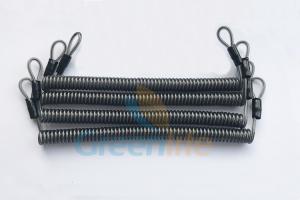 Buy cheap Unstretchable 18CM Coil Tool Lanyard , PU Material Bungee Cord Lanyard product