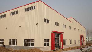 Buy cheap Open Layout Steel Structure Warehouse Large Span Free Design product
