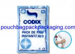 Water proof poly ice pack bag for gal, Nylon plastic bag for cooler