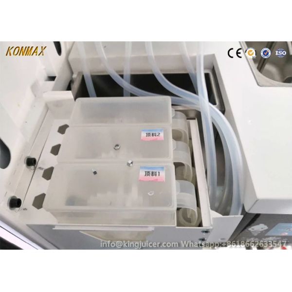 Unmanned 20L Soft Ice Cream Vending Machine automatic cleaning