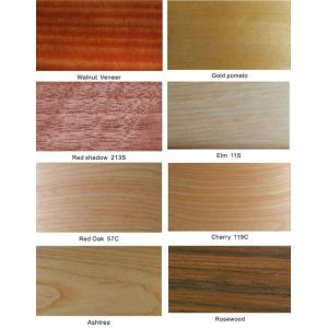 LED wood clock with voice control, touch function and snooze