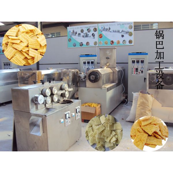 Puffed Snacks Food Extruder Machine Auto - Temperature Controlling System High Output