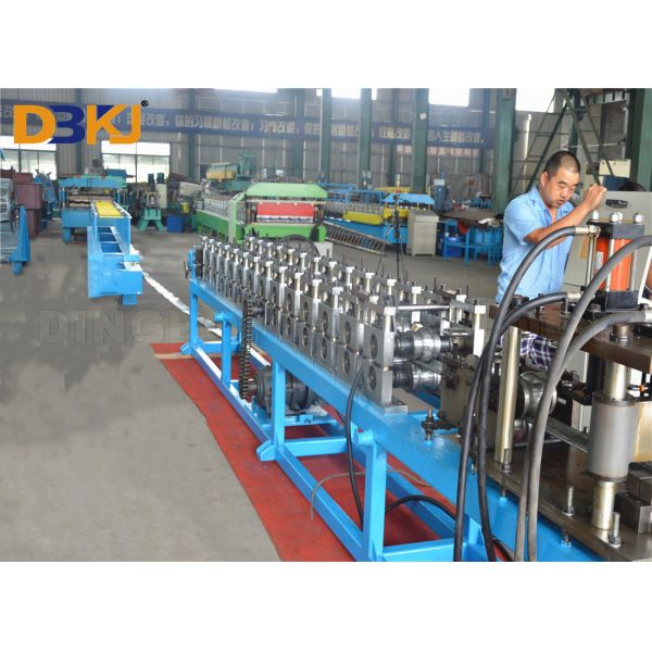 45# Steel Rolling Shutter Strip Forming Machine Rollformer 50Hz / 3 Phase Roller Shutter Door Roll Forming Machine