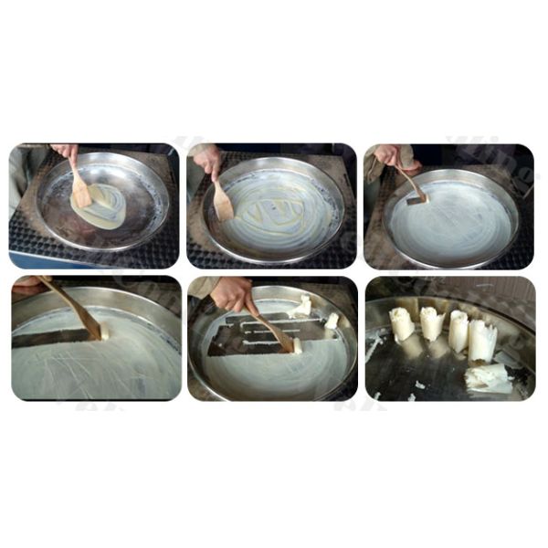 Competitive Price Defrost Function Automatic Stir Fried Ice Cream Machine