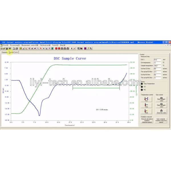 LIYI Touch Screen Type Differential Scanning Calorimeter / Differential Scanning Calorimetry Price