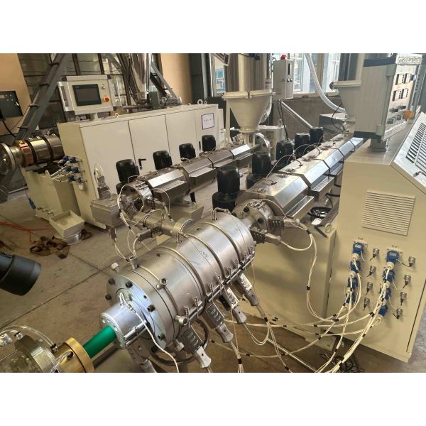 Automatic 20-63mm PPR Plastic Water Supply Tube Hose Pipe Production Line Hot Water Pipe Extruder Equipment Single Screw PPR Pipe Extrusion Line