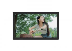 China NFT wifi Electronic smart digital Wood Frame Square Lcd Screen Smart Video Picture Display Frame on sale