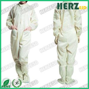 Buy cheap Unisex Design ESD Protective Clothing / Anti Static Overalls For Electronic Industry product