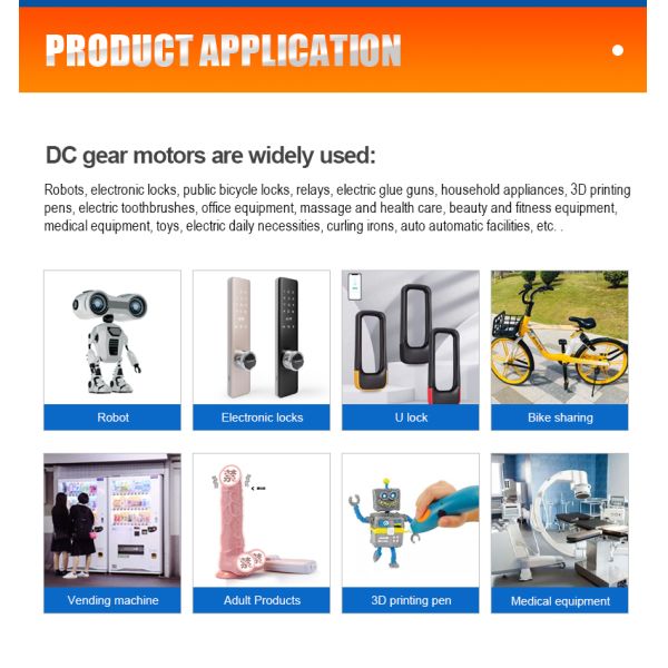 Customized FT-37RGM545 DC 3-24V High Torque Gear Motor for Coffee Machine
