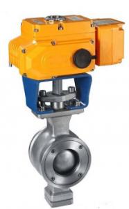 Buy cheap Flanged V Type Floating Type Ball Valve Fixed Ball Core DN25 - DN500 product