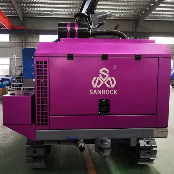 Hydraulic Rotary Crawler DTH Drilling Machine Diesel Power 50m Deep Mining Drilling Rig