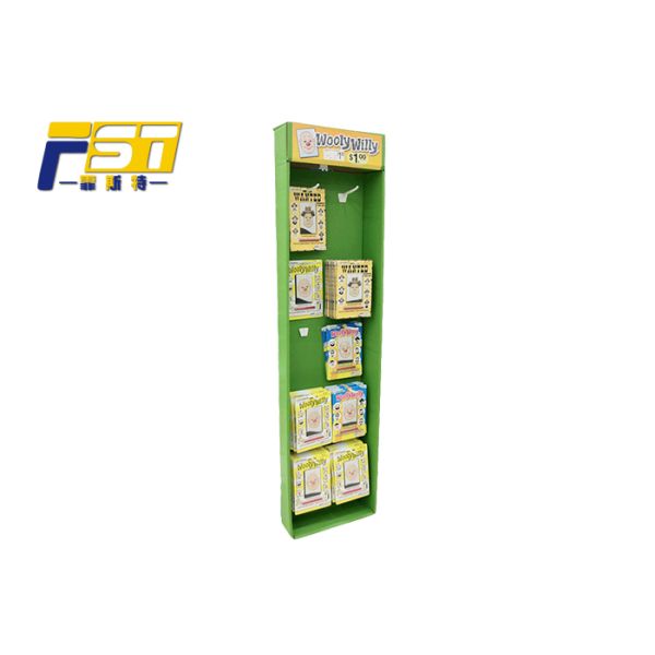 Waterproof Foldable Side Wing Display , Custom Cardboard Display Stands With 3 Layers