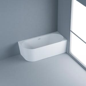 Buy cheap Fresh Acrylic Free Standing Bathtub White Customized Color For Bathroom product