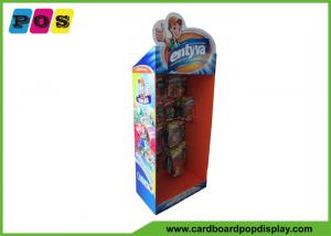 Buy cheap Promotion Retail Corrugated Cardboard Hooks Floor Display Rack For Toys HD046 product