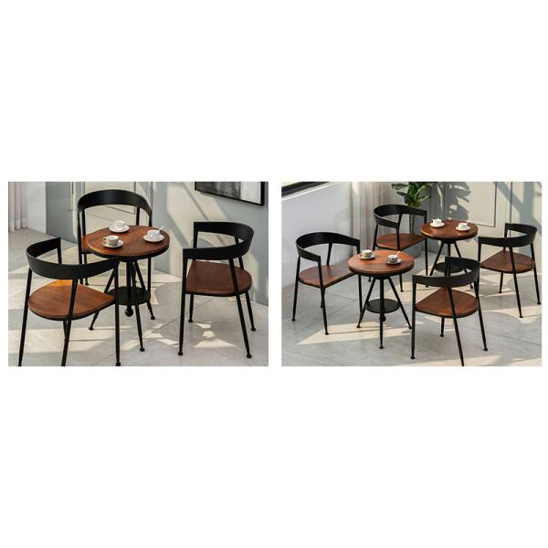 H78cm Chair H75cm Table Bistro Table And Chairs Set Hand Weaving