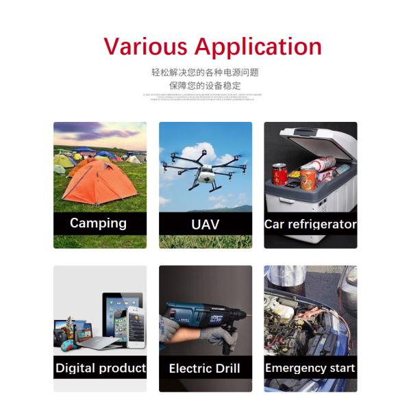 Fast Charging 1000w 1200w Lithium Ion Battery Generator Emergency Power Supply